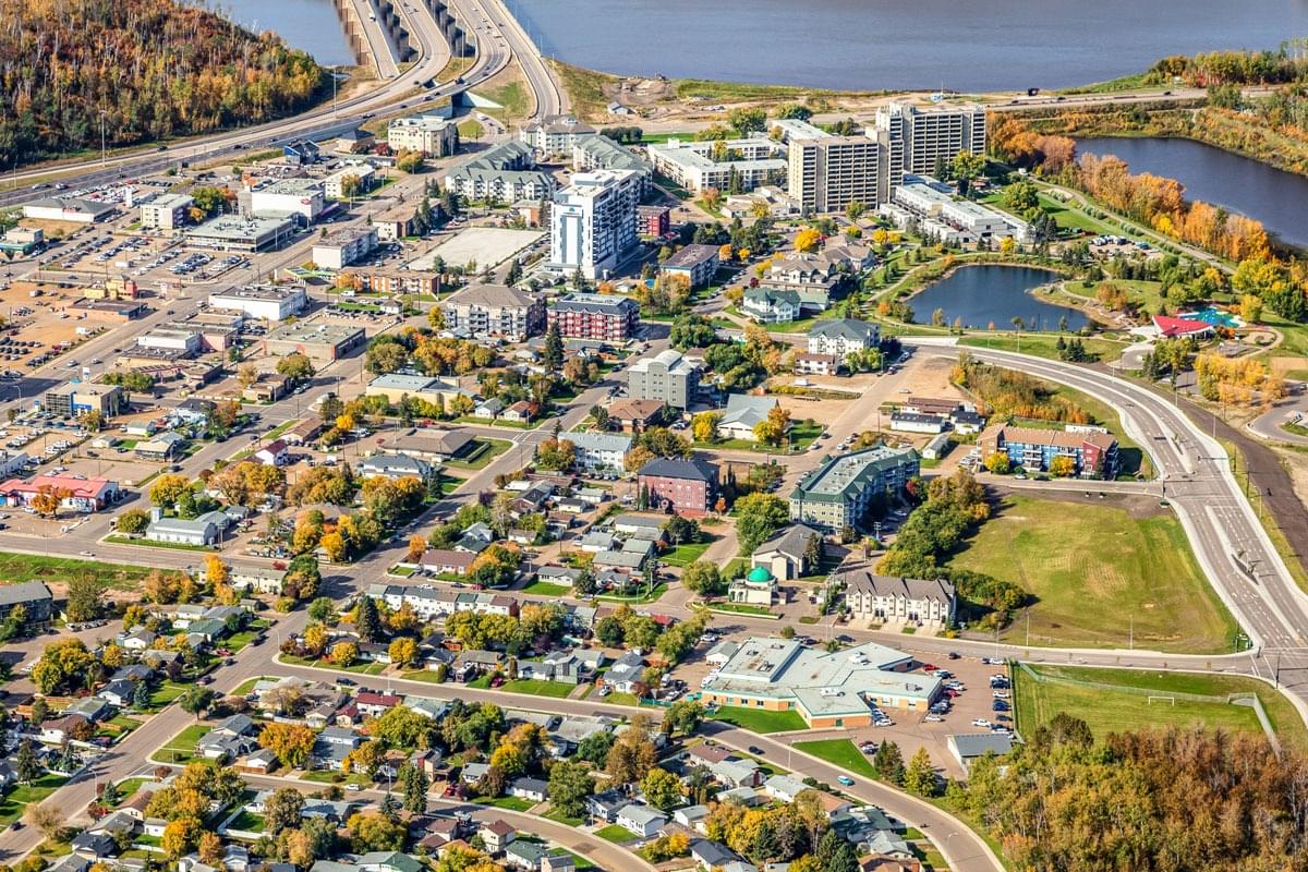 Routes of Fort McMurray Downtown