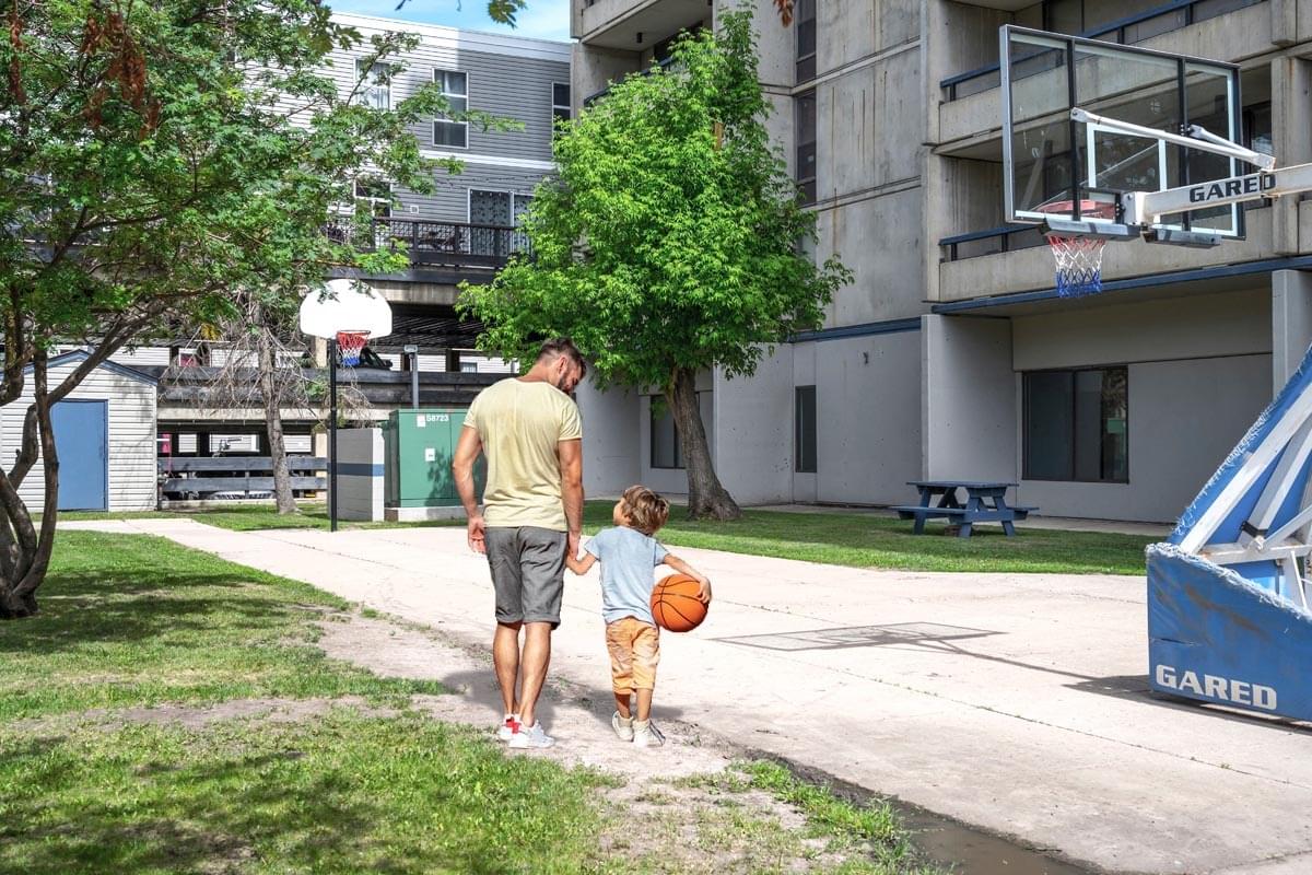 Fort McMurray basketball court