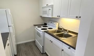 Kitchen view of 2 bedroom low-rise apartment 