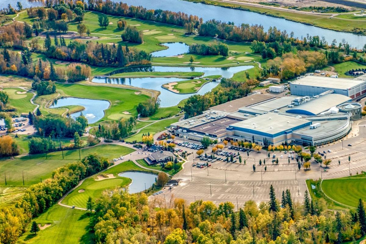 Macdonald Island park aerial view